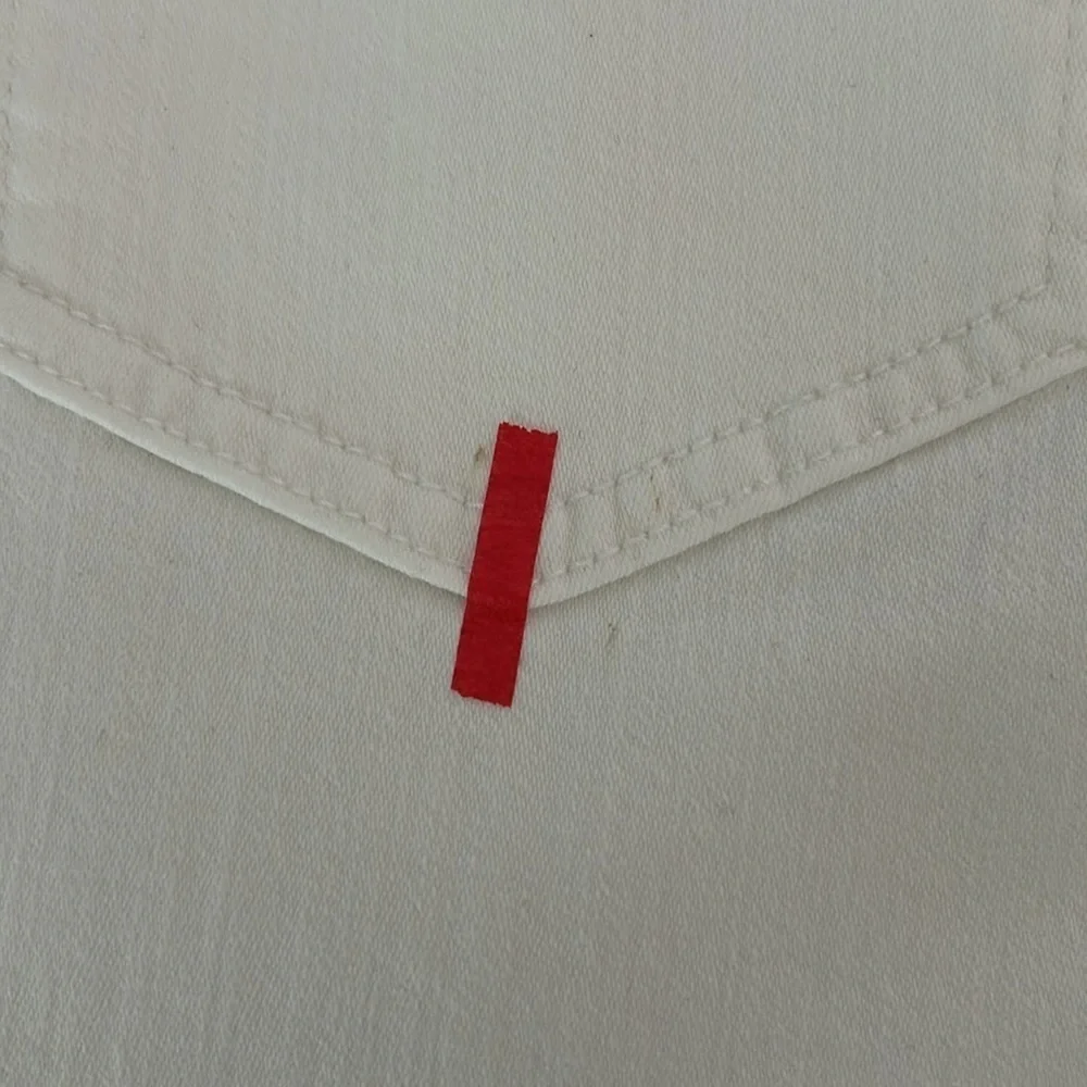 J Crew 9" demi-boot crop jean BQ301 Size 26 White - Picture 7 of 9